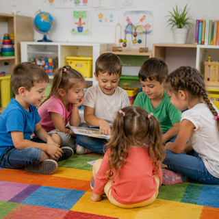 Copil la activitate educațională